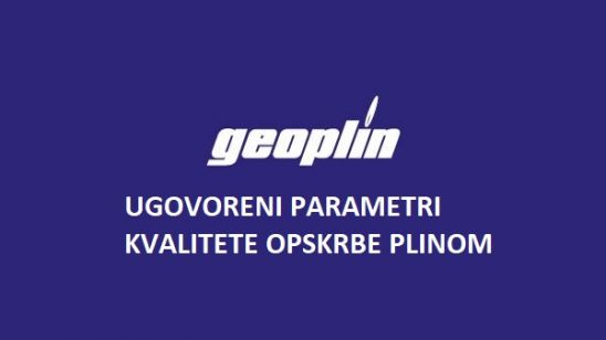 Ugovoreni parametri kvalitete opskrbe plinom